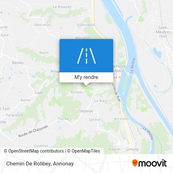 Chemin De Rolibey plan