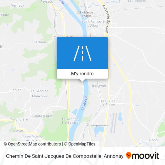 Chemin De Saint-Jacques De Compostelle plan