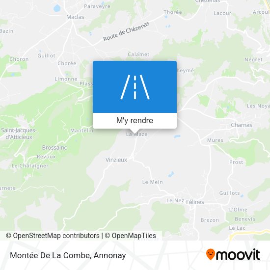 Montée De La Combe plan