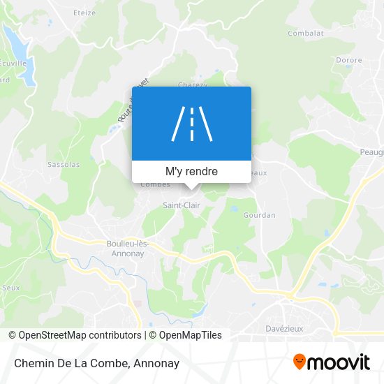 Chemin De La Combe plan