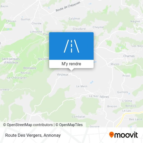 Route Des Vergers plan