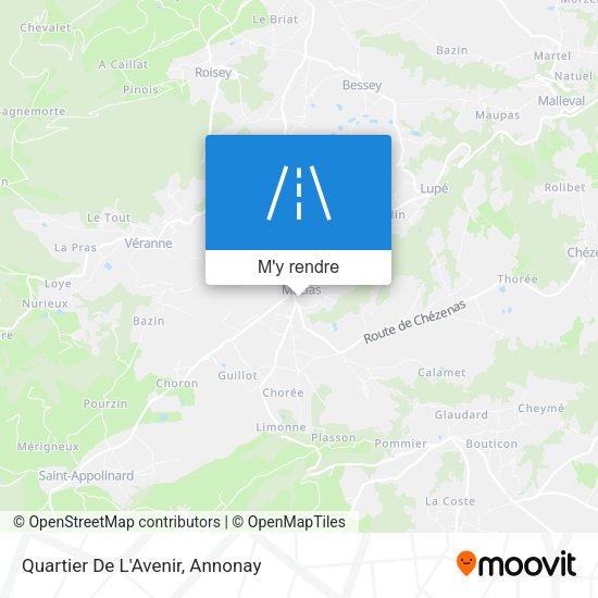Quartier De L'Avenir plan
