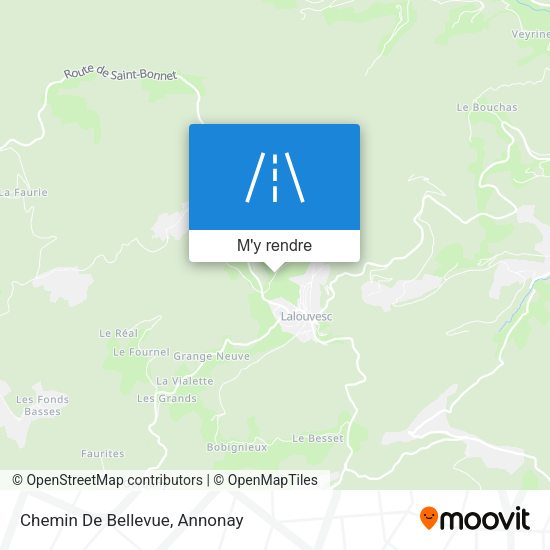 Chemin De Bellevue plan