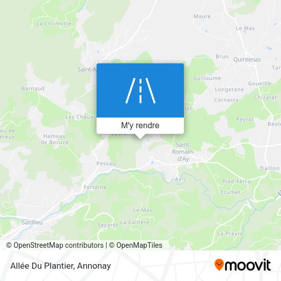 Allée Du Plantier plan