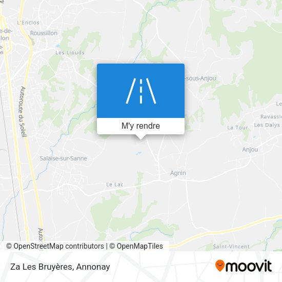 Za Les Bruyères plan