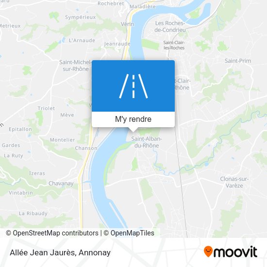 Allée Jean Jaurès plan