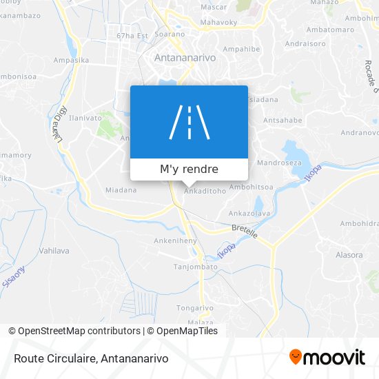 Route Circulaire plan