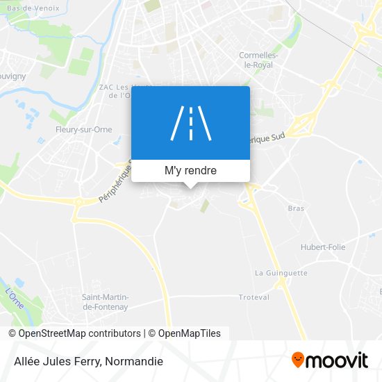 Allée Jules Ferry plan