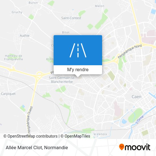 Allée Marcel Clot plan