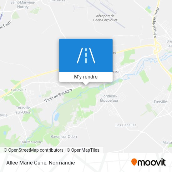 Allée Marie Curie plan