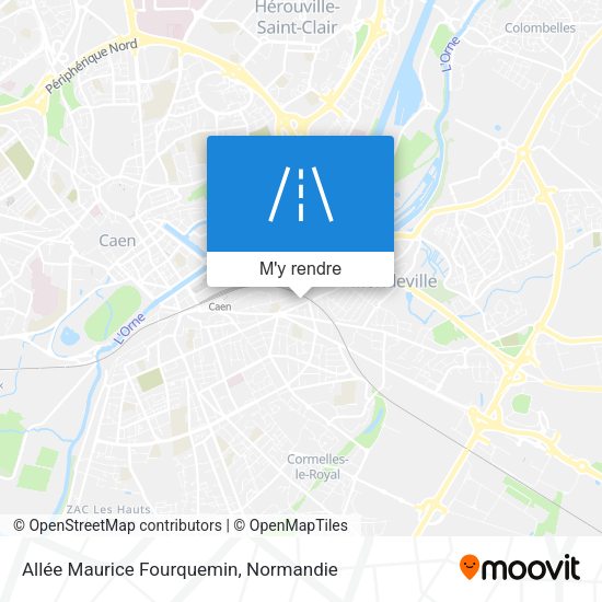 Allée Maurice Fourquemin plan