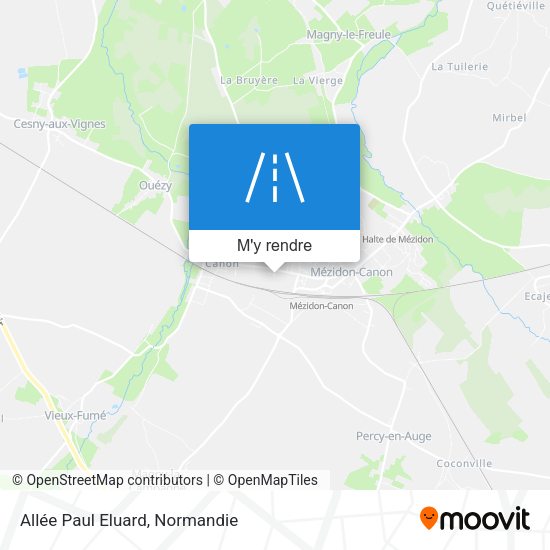 Allée Paul Eluard plan