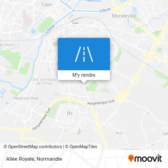 Allée Royale plan