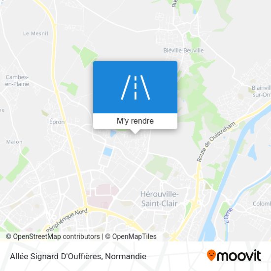 Allée Signard D'Ouffières plan