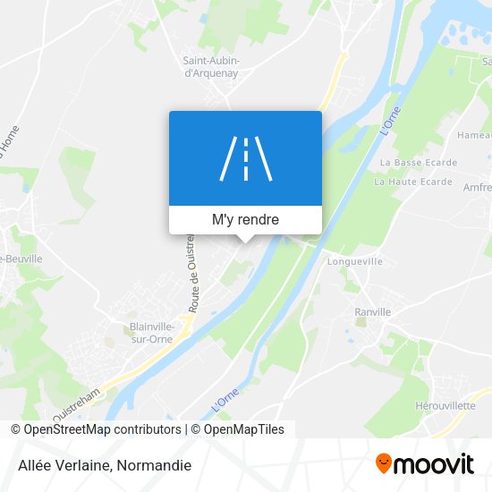 Allée Verlaine plan