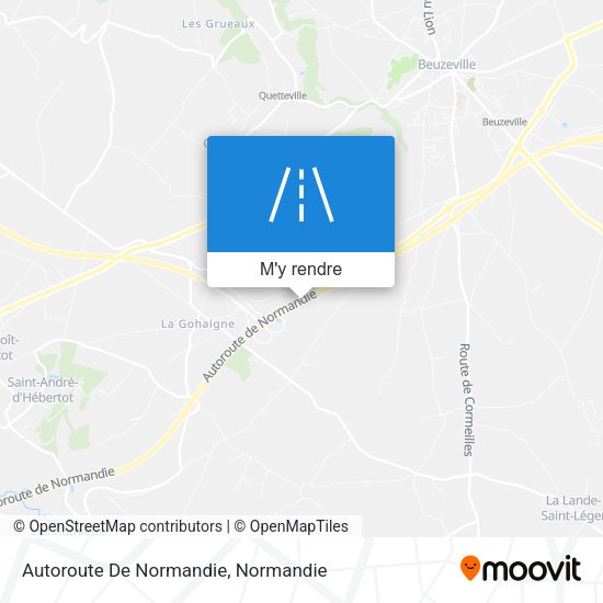 Autoroute De Normandie plan