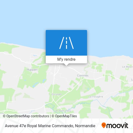 Avenue 47e Royal Marine Commando plan