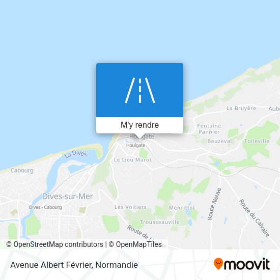 Avenue Albert Février plan