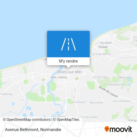 Avenue Bethmont plan