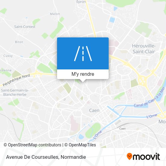 Avenue De Courseulles plan
