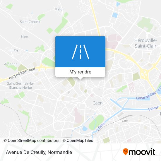 Avenue De Creully plan