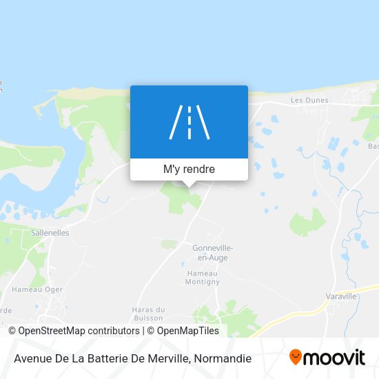 Avenue De La Batterie De Merville plan
