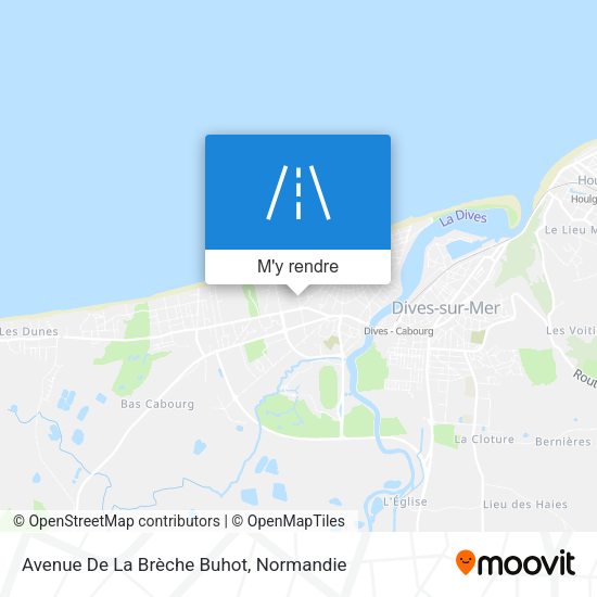 Avenue De La Brèche Buhot plan