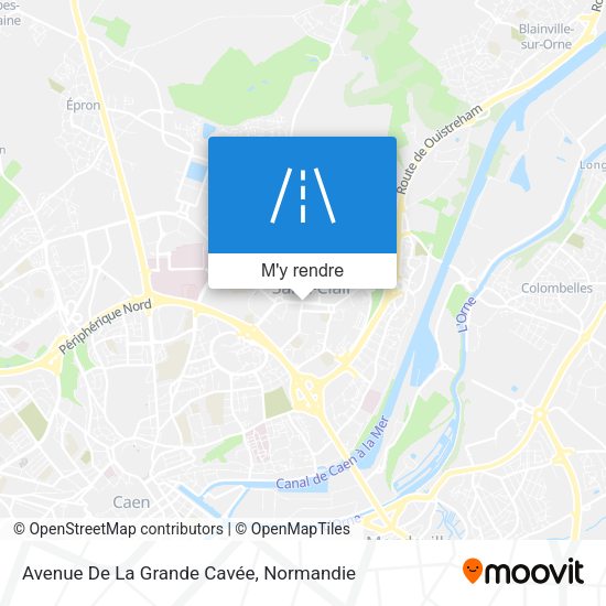 Avenue De La Grande Cavée plan