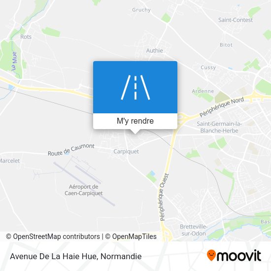 Avenue De La Haie Hue plan