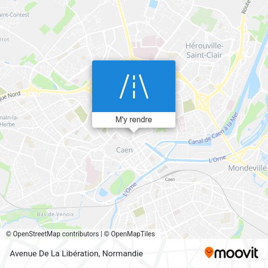Avenue De La Libération plan