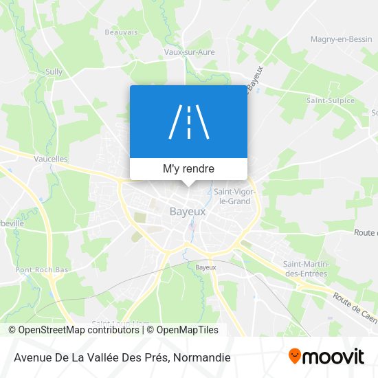 Avenue De La Vallée Des Prés plan