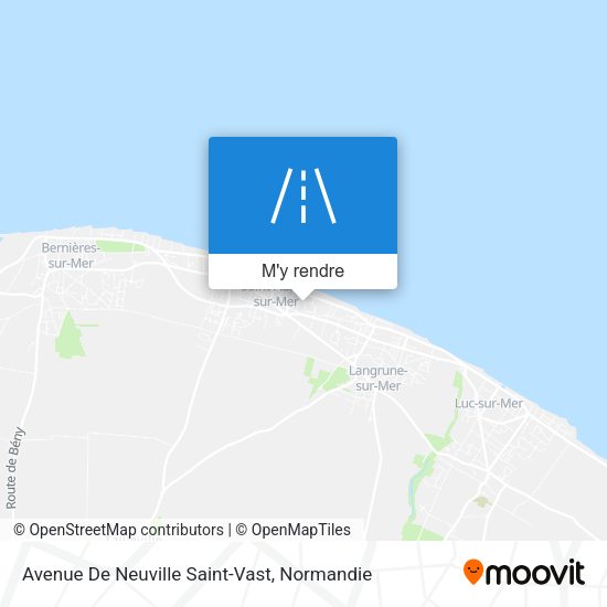 Avenue De Neuville Saint-Vast plan