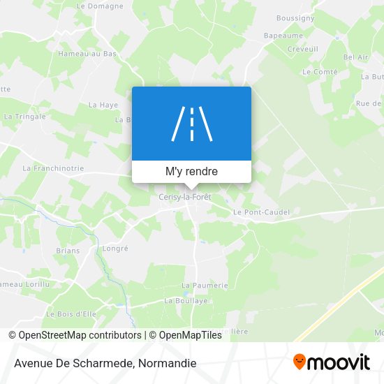 Avenue De Scharmede plan