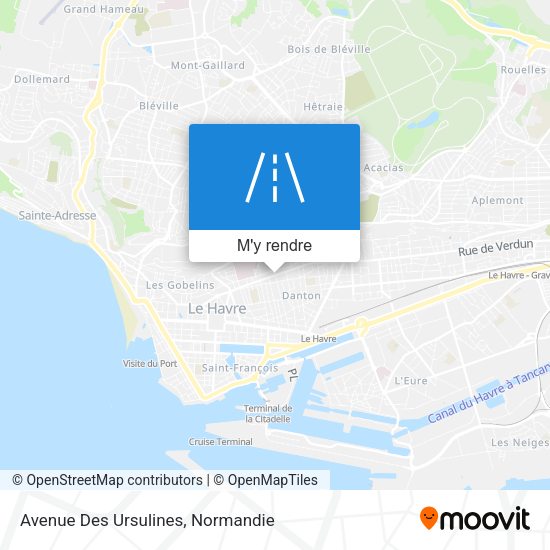 Avenue Des Ursulines plan