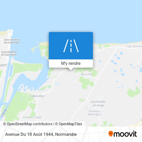 Avenue Du 18 Août 1944 plan