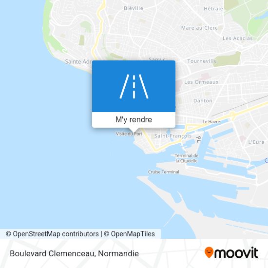 Boulevard Clemenceau plan