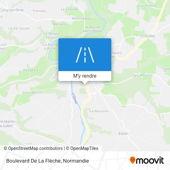 Boulevard De La Flèche plan