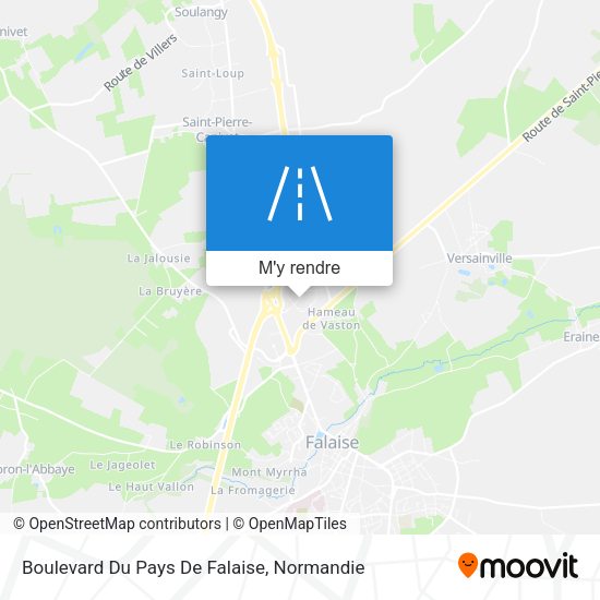 Boulevard Du Pays De Falaise plan