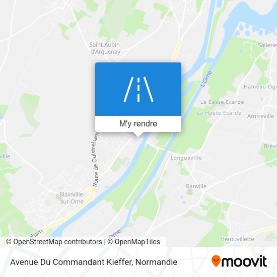 Avenue Du Commandant Kieffer plan