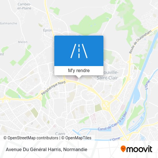 Avenue Du Général Harris plan