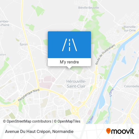 Avenue Du Haut Crépon plan