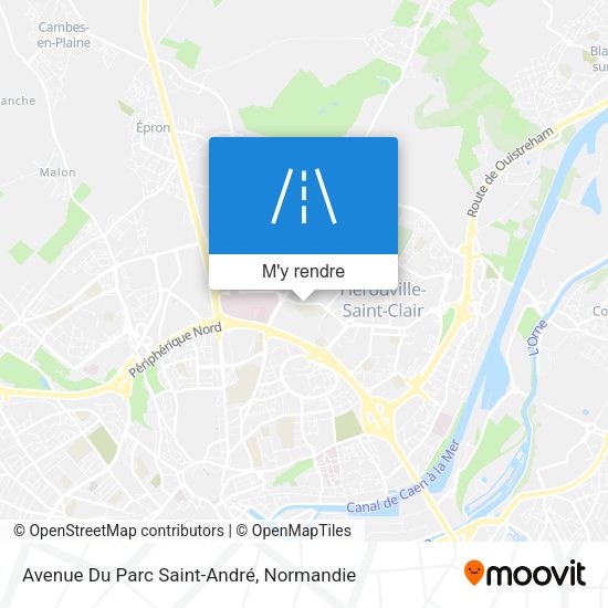 Avenue Du Parc Saint-André plan