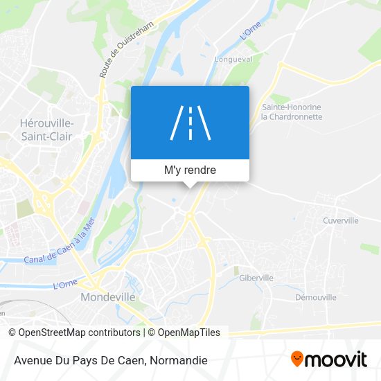 Avenue Du Pays De Caen plan