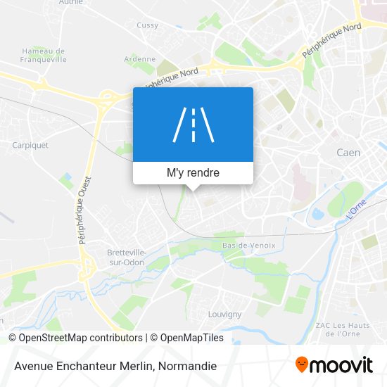Avenue Enchanteur Merlin plan