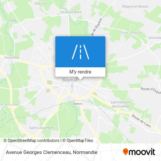 Avenue Georges Clemenceau plan