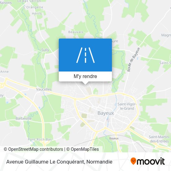 Avenue Guillaume Le Conquérant plan