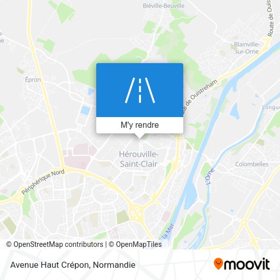Avenue Haut Crépon plan