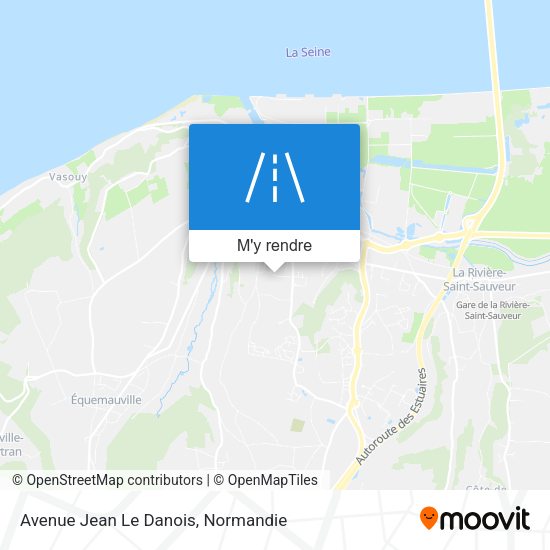 Avenue Jean Le Danois plan