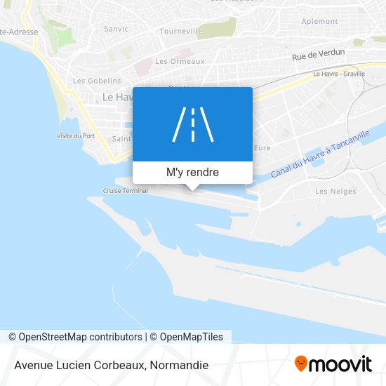 Avenue Lucien Corbeaux plan
