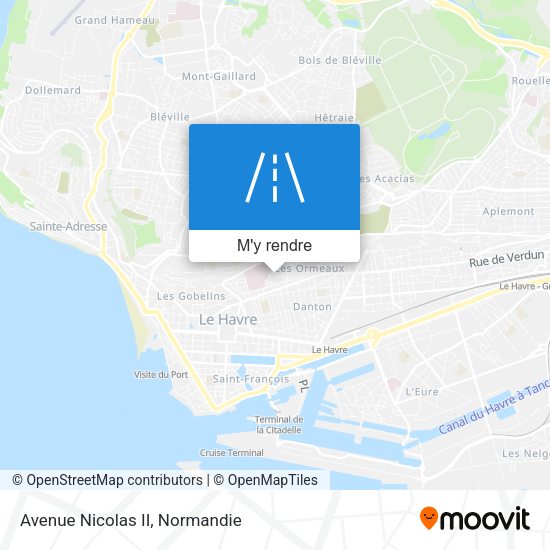 Avenue Nicolas II plan